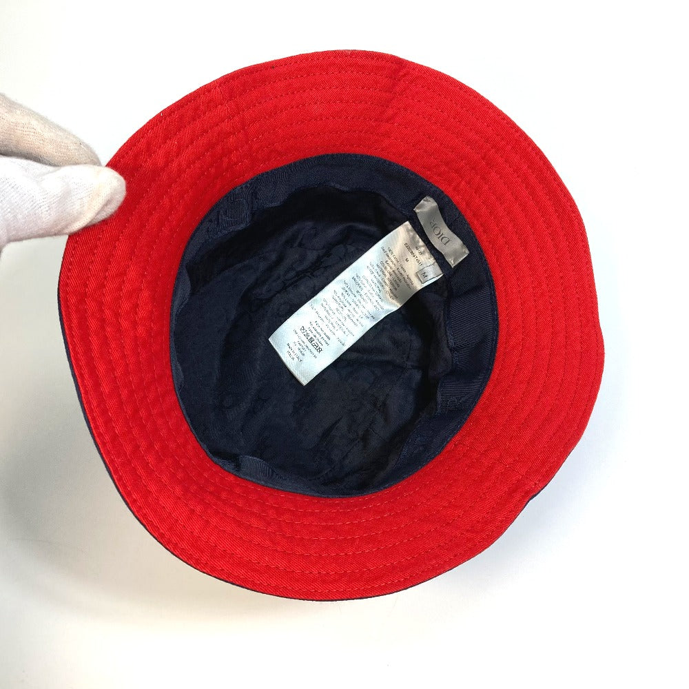 Dior hat cotton blue embroidered tiger patch Kenny scharf unisex(Unisex) M Used Authentic