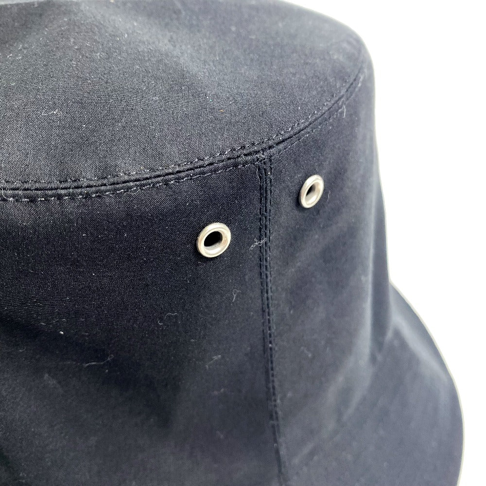 Dior hat 95TDD923A130 Nylon black Oblique TEDDY-D Bob Hat Women 56 Used Authentic