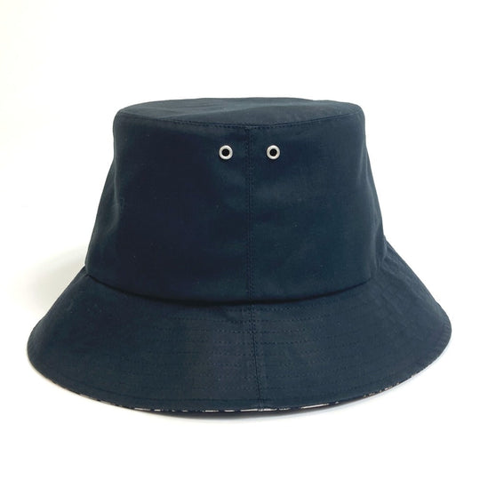 Dior hat 95TDD923A130 Nylon black Oblique TEDDY-D Bob Hat Women 56 Used Authentic