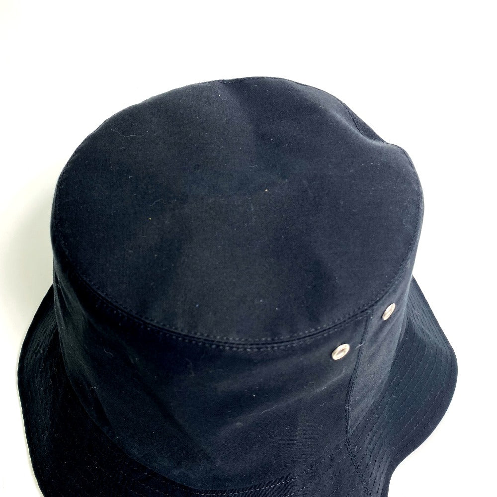 Dior hat 95TDD923A130 Nylon black Oblique TEDDY-D Bob Hat Women 56 Used Authentic