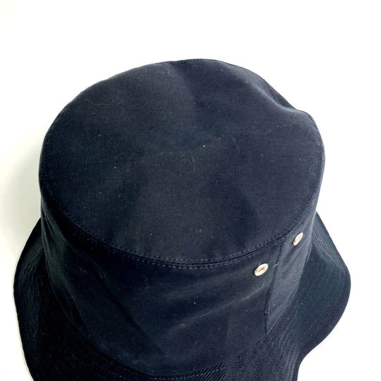 Dior hat 95TDD923A130 Nylon black Oblique TEDDY-D Bob Hat Women 56 Used Authentic
