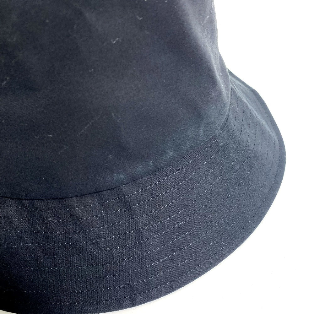 Dior hat 95TDD923A130 Nylon black Oblique TEDDY-D Bob Hat Women 56 Used Authentic