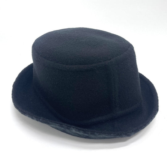 Dior hat 11DCH923I100 wool black Oblique CHIC bob hat Women 58 Used Authentic