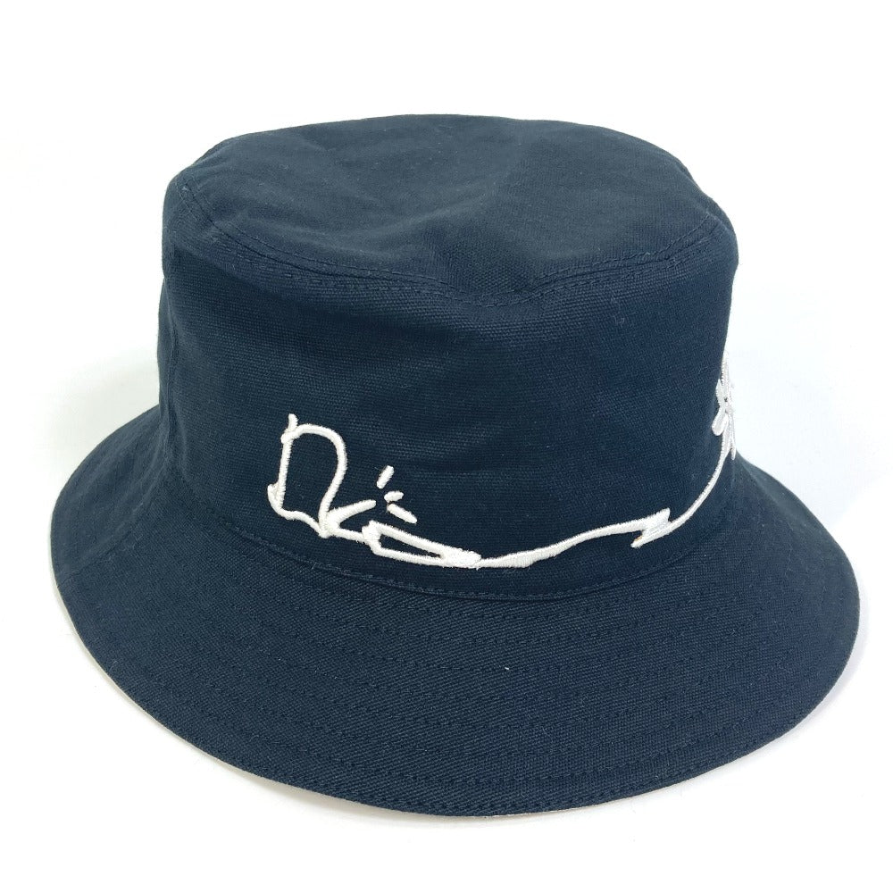 Dior hat 033‚b906‚t4511 cotton black Travis Scott Cactus Jack Dior Bob Hat Women(Unisex) L Used Authentic
