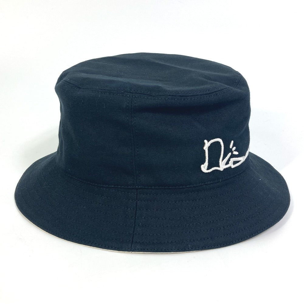Dior hat 033‚b906‚t4511 cotton black Travis Scott Cactus Jack Dior Bob Hat Women(Unisex) L Used Authentic