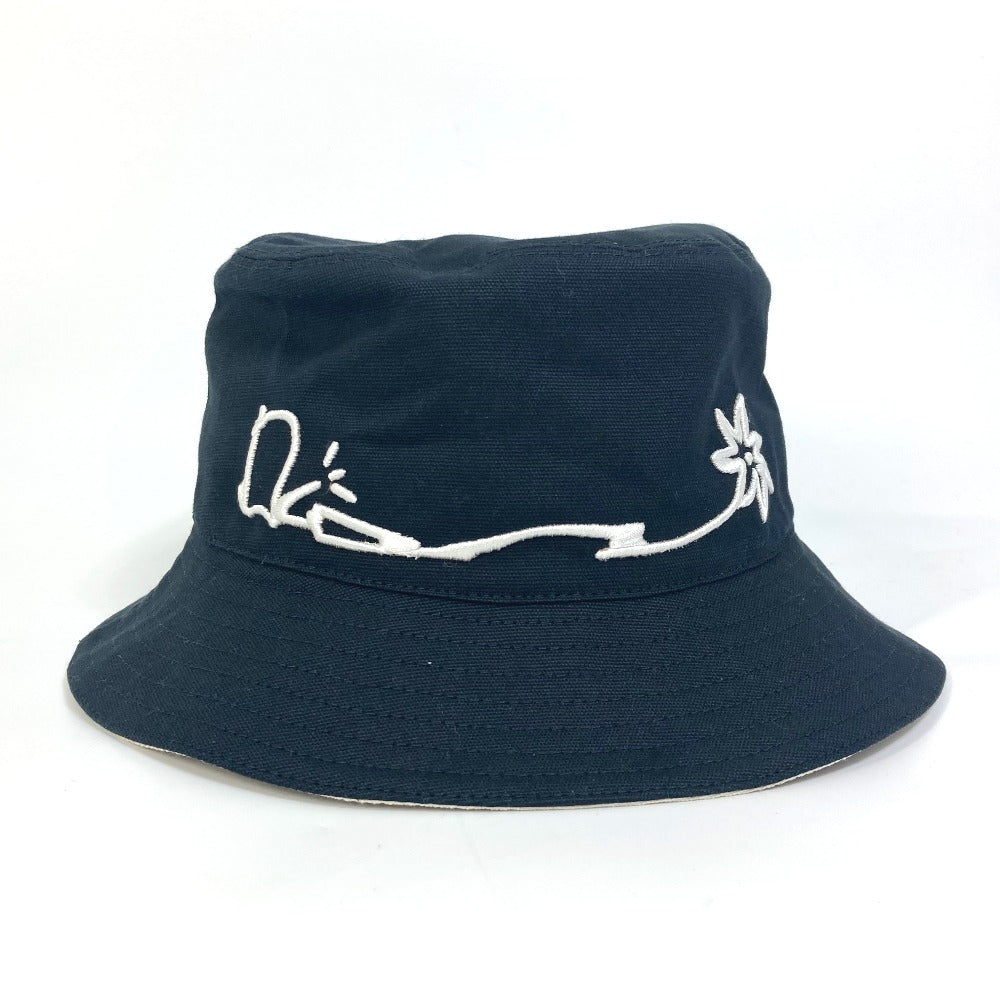 Dior hat 033‚b906‚t4511 cotton black Travis Scott Cactus Jack Dior Bob Hat Women(Unisex) L Used Authentic