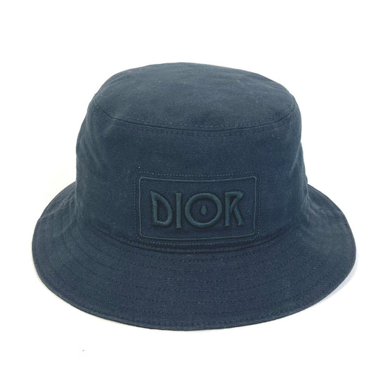 Dior hat 033C906W4511 cotton black Bucket hat hat Women(Unisex) ‚r Used Authentic