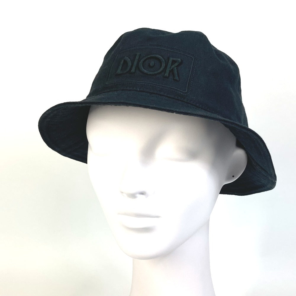 Dior hat 033C906W4511 cotton black Bucket hat hat Women(Unisex) ‚r Used Authentic