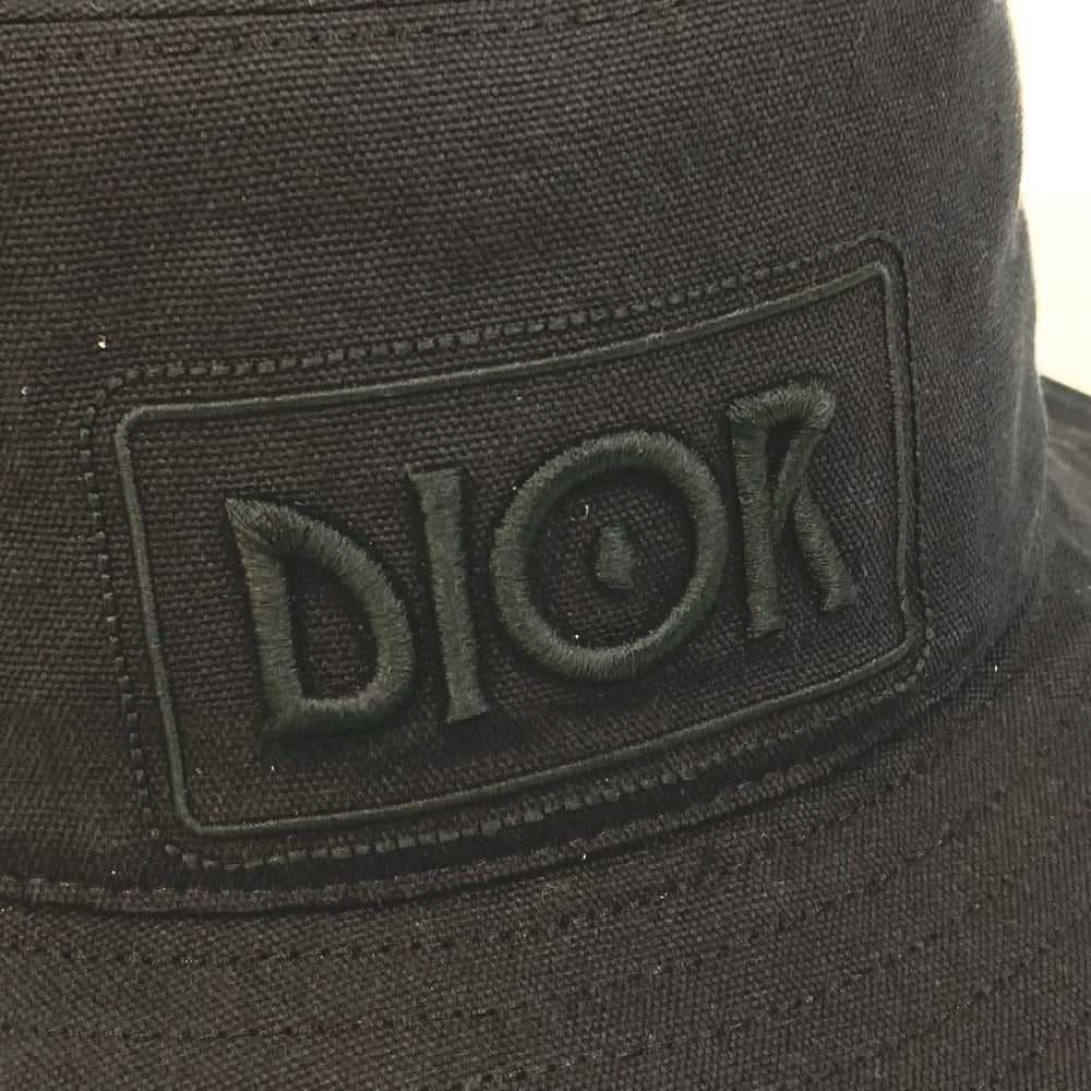 Dior hat 033C906W4511 cotton black Bucket hat hat Women(Unisex) ‚r Used Authentic