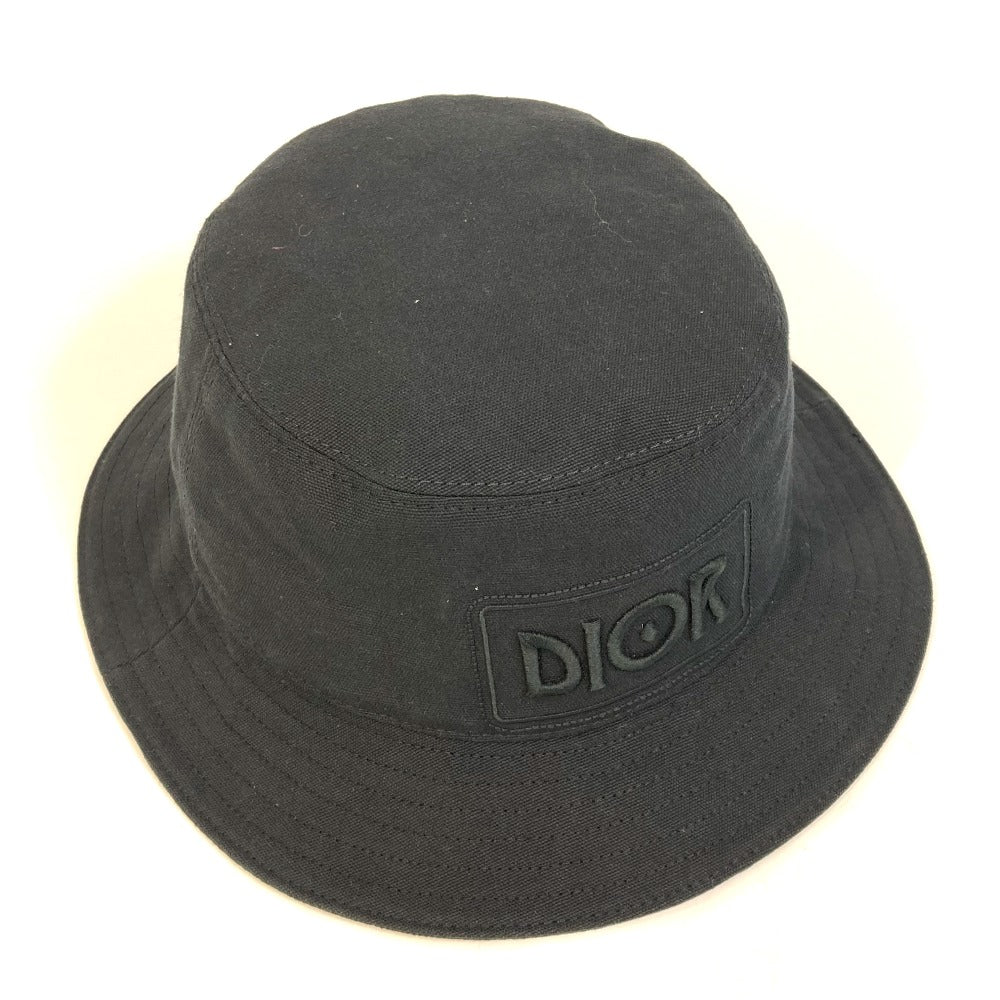 Dior hat 033C906W4511 cotton black Bucket hat hat Women(Unisex) ‚r Used Authentic