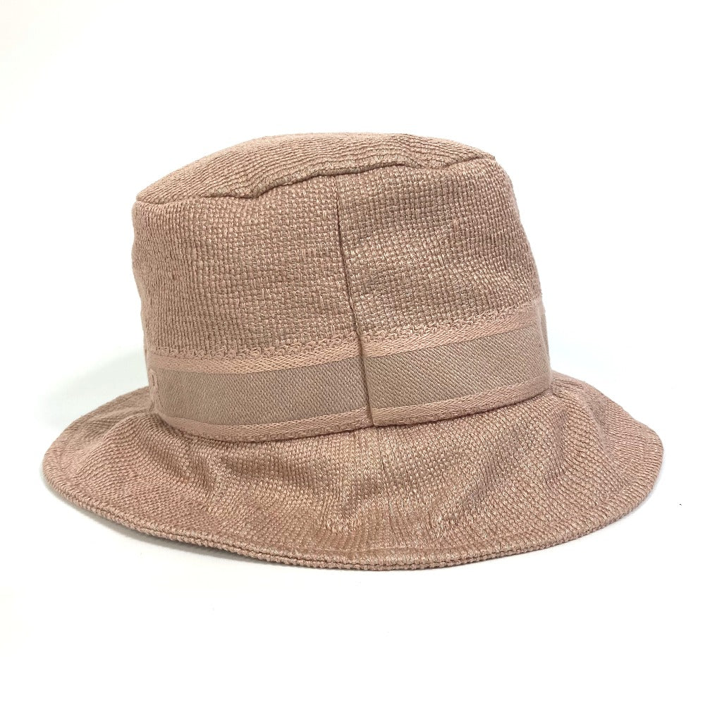 Dior hat 04DBB923A132 cotton pink logo Women 58 Used Authentic