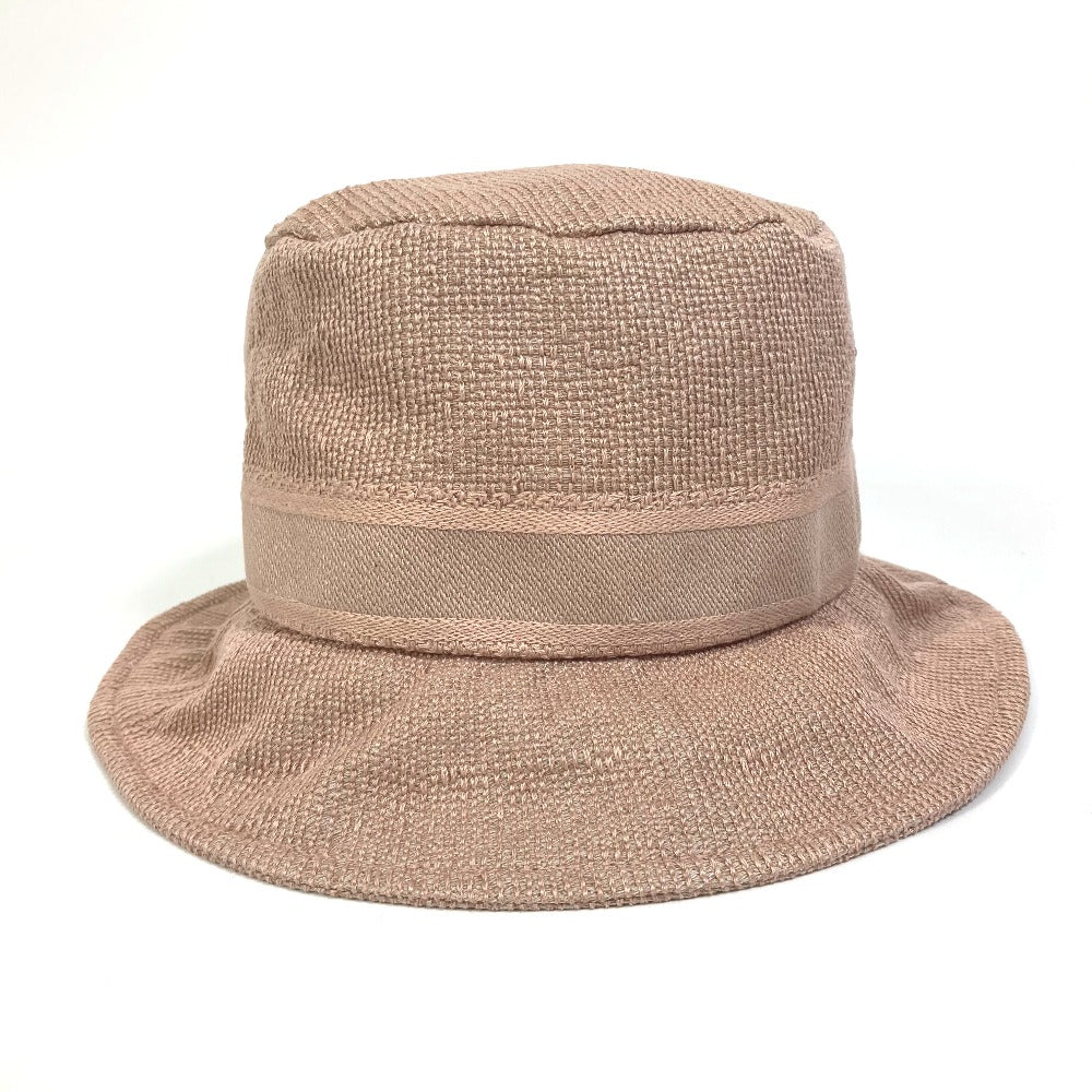 Dior hat 04DBB923A132 cotton pink logo Women 58 Used Authentic