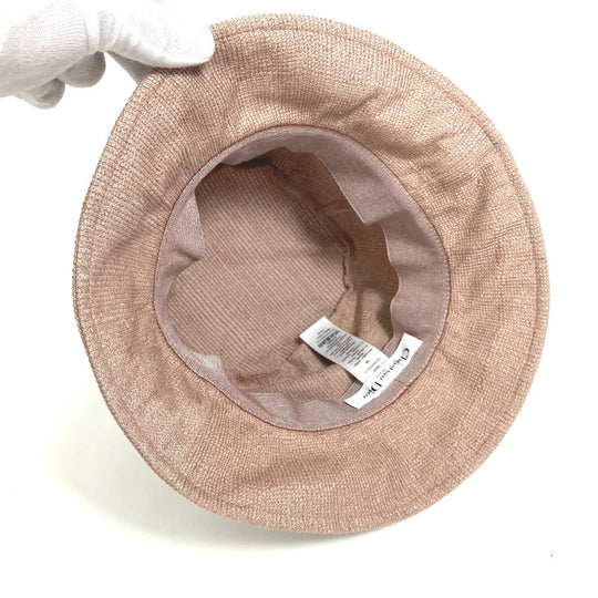 Dior hat 04DBB923A132 cotton pink logo Women 58 Used Authentic