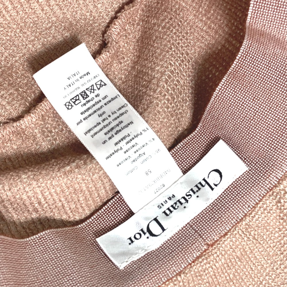 Dior hat 04DBB923A132 cotton pink logo Women 58 Used Authentic