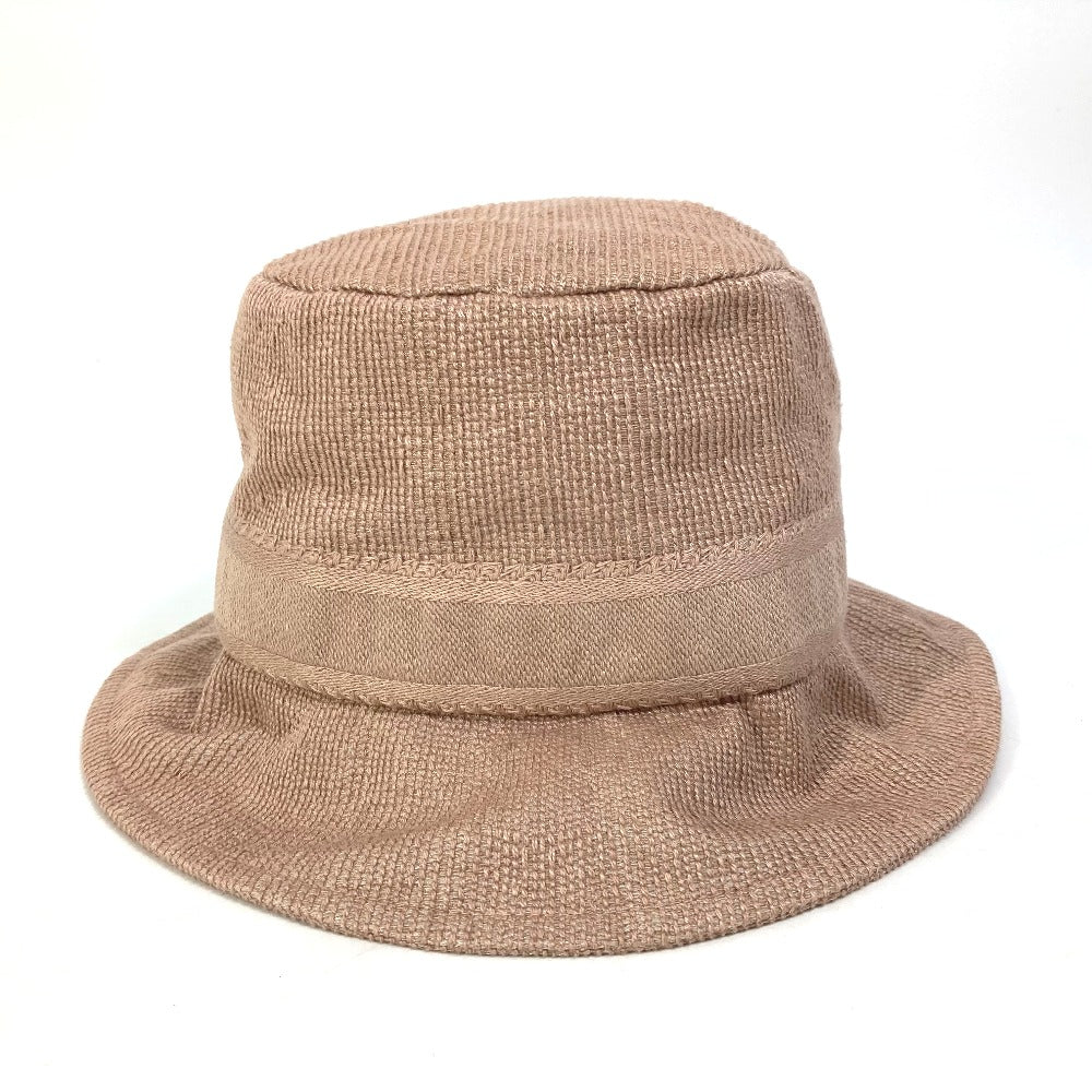 Dior hat 04DBB923A132 cotton/viscose pink Hat Hat Bucket Hat Bob Hat logo bob hat Women 56 Used Authentic