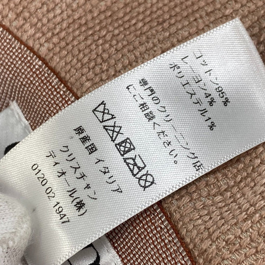 Dior hat 04DBB923A132 cotton/viscose pink Hat Hat Bucket Hat Bob Hat logo bob hat Women 56 Used Authentic