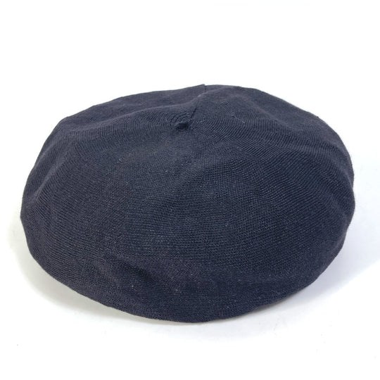 Dior beret 92ETD910A180 Linen, Nylon black logo Women Used Authentic