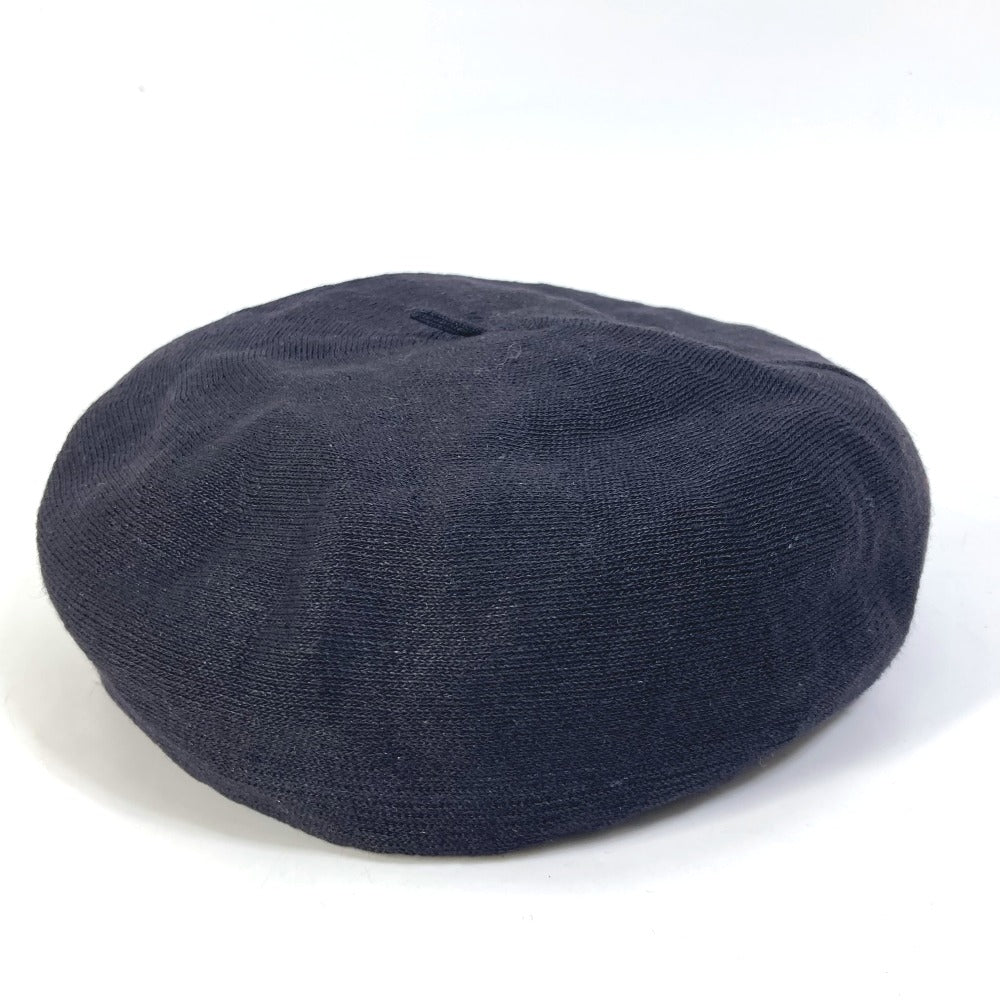 Dior beret 92ETD910A180 Linen, Nylon black logo Women Used Authentic
