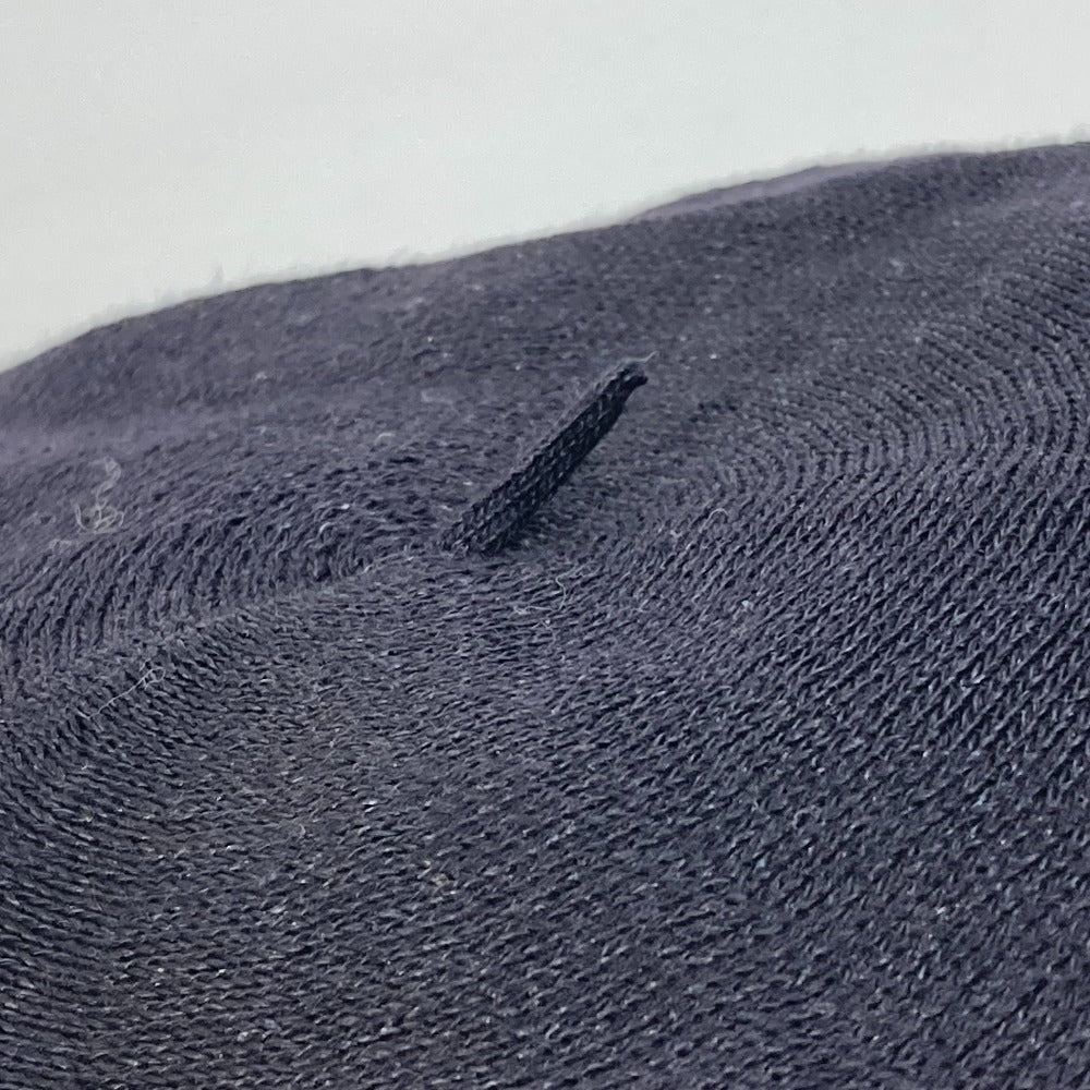 Dior beret 92ETD910A180 Linen, Nylon black logo Women Used Authentic