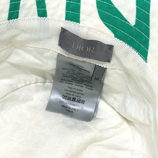 Dior hat 033C906A4949 cotton green Shawn Stussy Shawn Stussy collaboration mens M Used Authentic