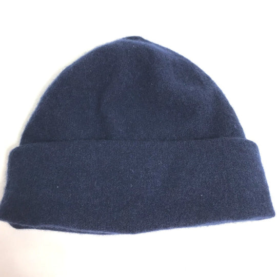 Dior Knit hat 013MB10AT995 cashmere Navy logo mens M Used Authentic