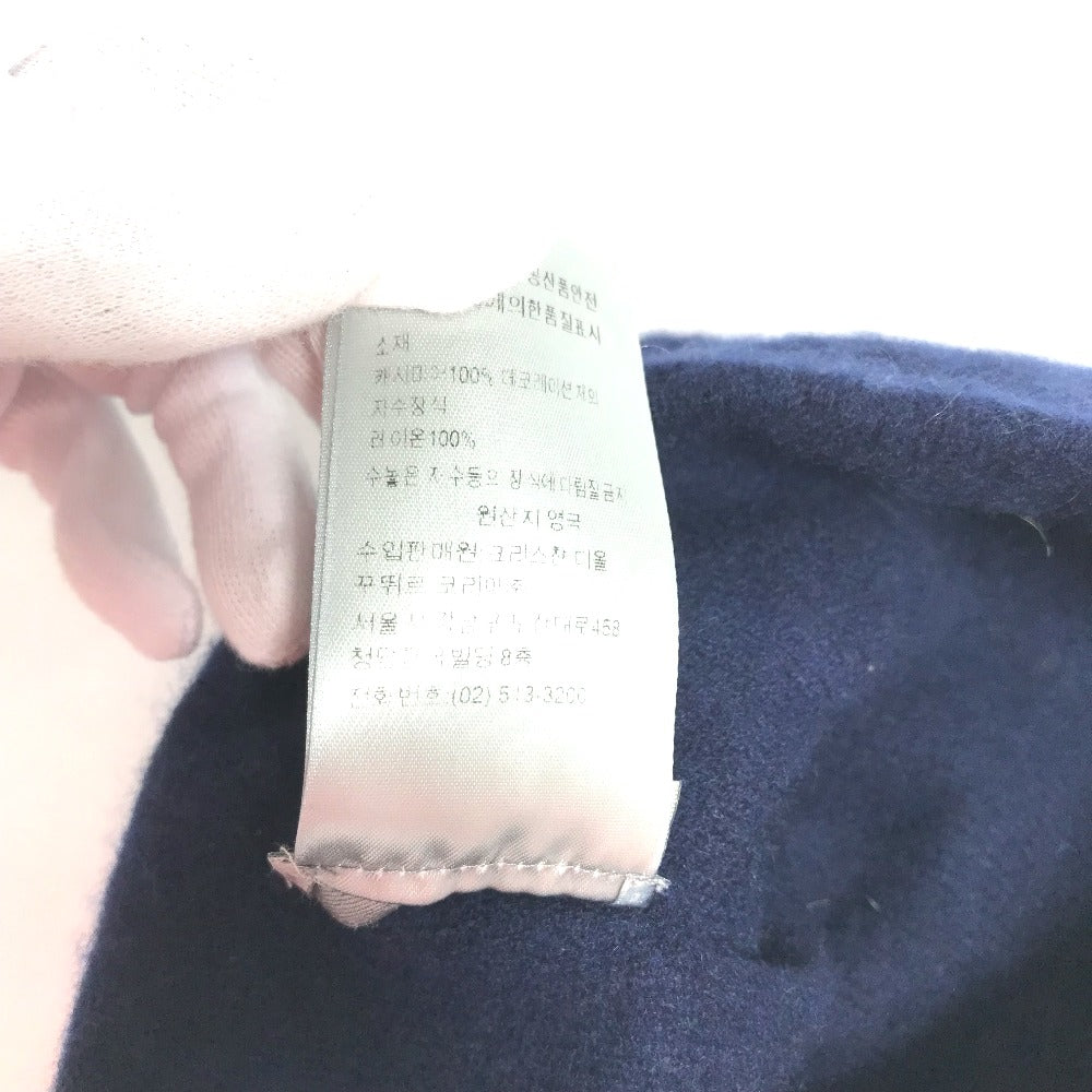 Dior Knit hat 013MB10AT995 cashmere Navy logo mens M Used Authentic