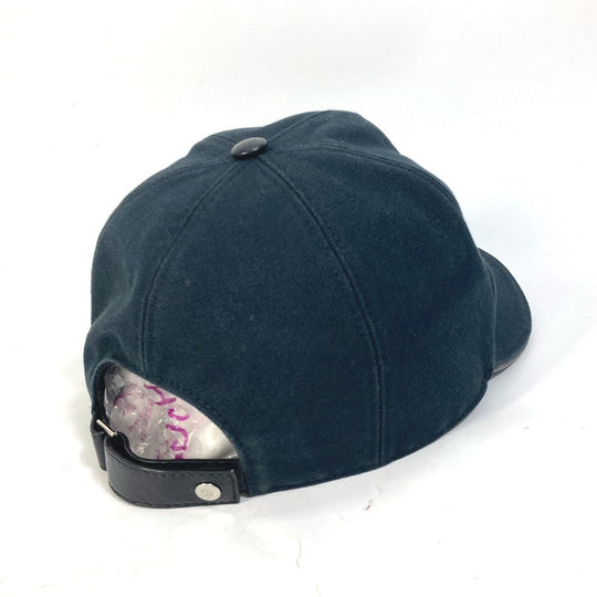 Dior cap 933C902D4511 cotton black logo mens M Used Authentic