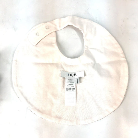 Dior Knit hat cotton pink Cannage poplin and cotton interlock baby shower gift set Kids 3 Used Authentic