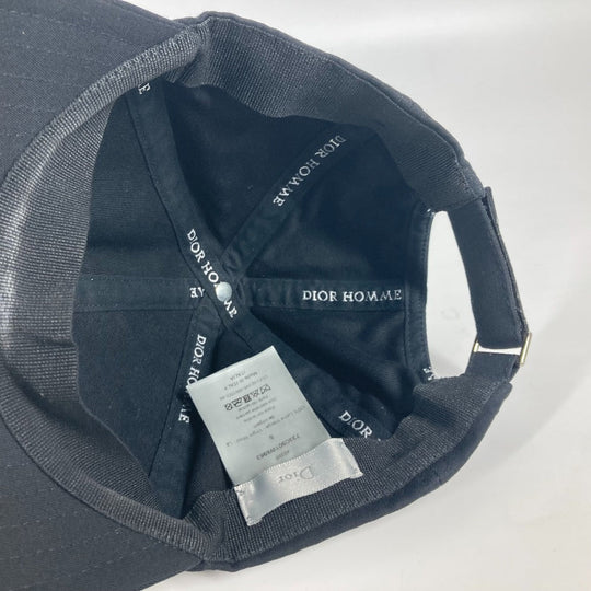 DIOR HOMME cap 733C901W8963 wool black By color logo Women S Used Authentic