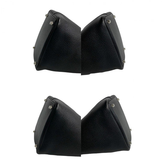 HERMES Handbag Taurillon Clemence black Picotan Lock PM