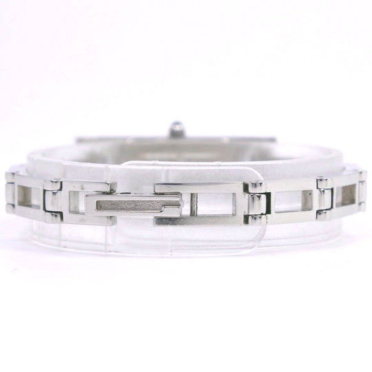GUCCI Watches Quartz 3900L Stainless Steel Silver 2P diamond Pink shell dial Women Used Authentic
