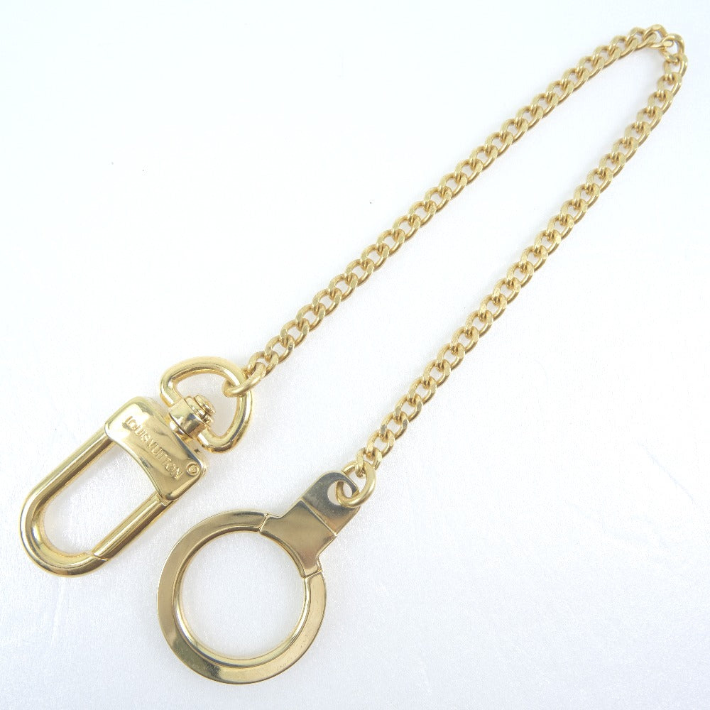 LOUIS VUITTON key ring M58021 Metal, Plated Gold gold Bag charm Long chain Chenenne Anocle unisex(Unisex) Used Authentic