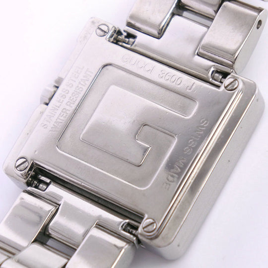 GUCCI Watches Quartz 3600J Stainless Steel black black dial Women Used Authentic
