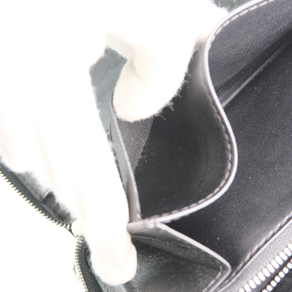 LOUIS VUITTON Long Wallet Purse M97026 Calfskin black Utah Zippy Organizer unisex(Unisex) Used Authentic