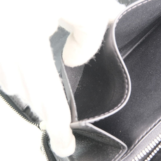 LOUIS VUITTON Long Wallet Purse M97026 Calfskin black Utah Zippy Organizer unisex(Unisex) Used Authentic