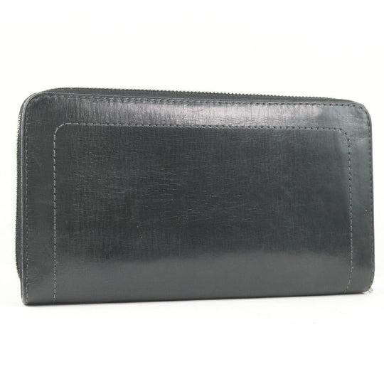 LOUIS VUITTON Long Wallet Purse M97026 Calfskin black Utah Zippy Organizer unisex(Unisex) Used Authentic