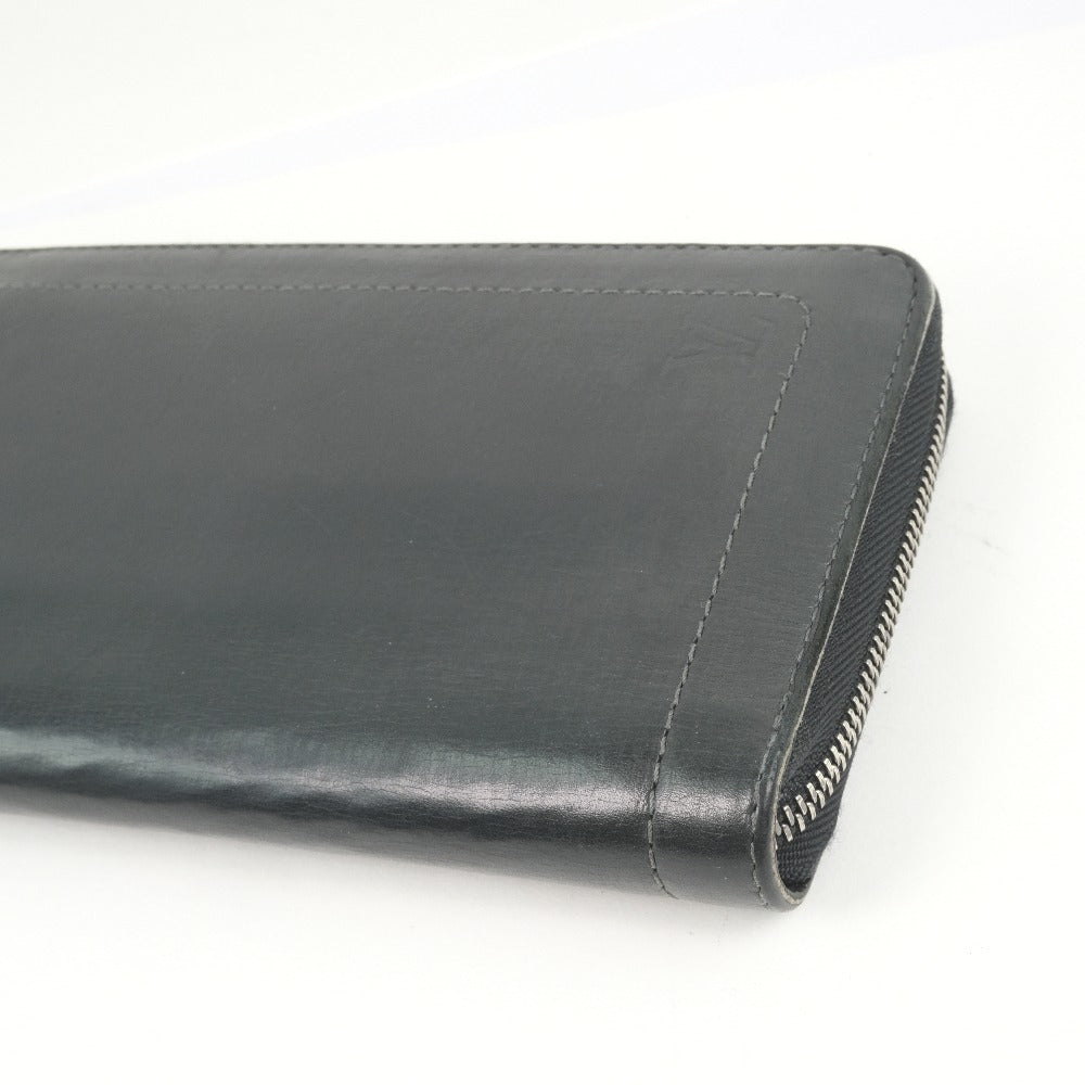 LOUIS VUITTON Long Wallet Purse M97026 Calfskin black Utah Zippy Organizer unisex(Unisex) Used Authentic