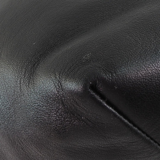 LOEWE Handbag lambskin black Women Used Authentic