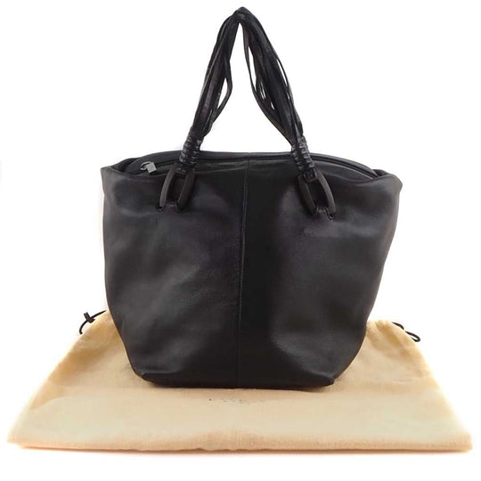LOEWE Handbag lambskin black Women Used Authentic