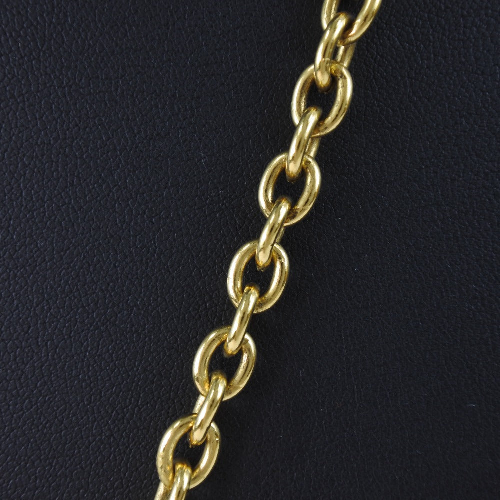 CHANEL Necklace Plated Gold gold vintage Matrasse COCO Mark Women Used Authentic