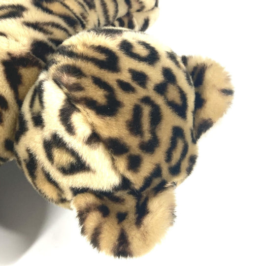 Dior Plush Doll cotton Brown doll bear bear interior Leopard Pattern Kids Used Authentic
