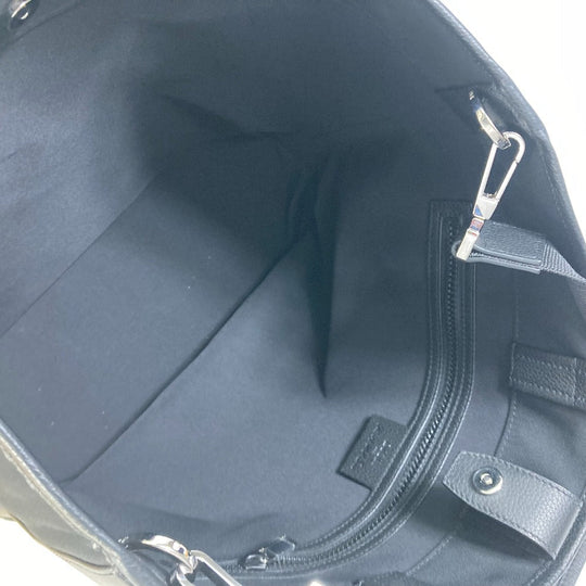 DIOR HOMME Tote Bag Nylon / leather black KAWS collaboration Japan limited Crossbody BEE bee logo mens Used Authentic