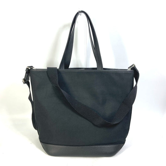 DIOR HOMME Tote Bag Nylon / leather black KAWS collaboration Japan limited Crossbody BEE bee logo mens Used Authentic