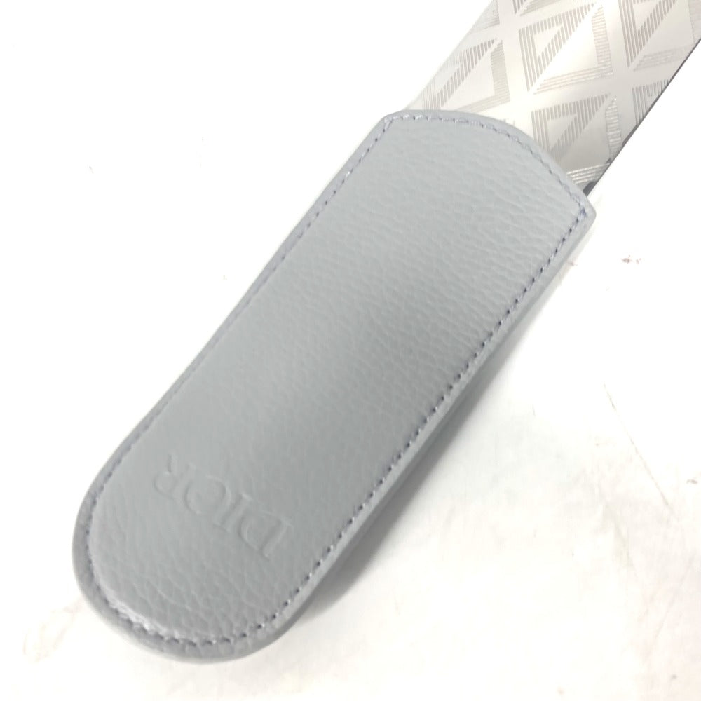 Dior Shoehorn Leather, Metal Silver novelty logo shoehorn mens Used Authentic