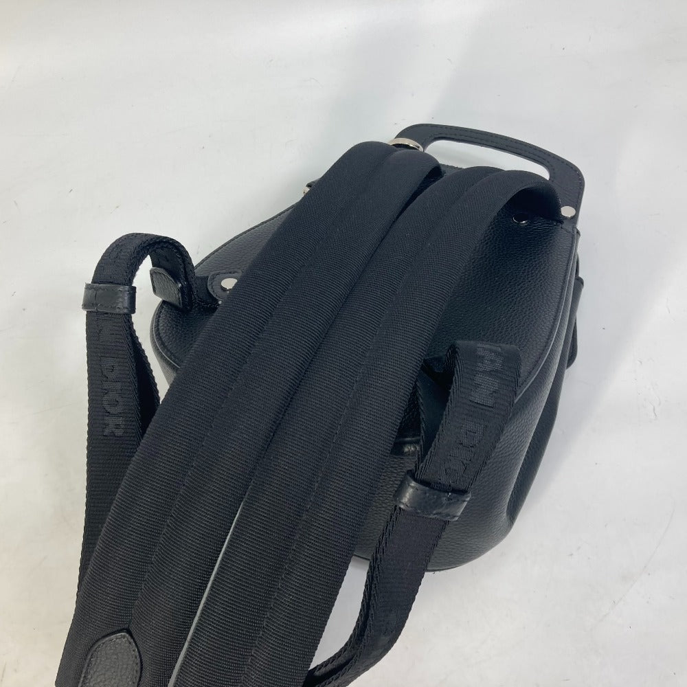Dior Backpack Calfskin black Bag Gallop Gallop mens Used Authentic