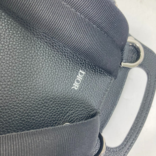 Dior Backpack Calfskin black Bag Gallop Gallop mens Used Authentic