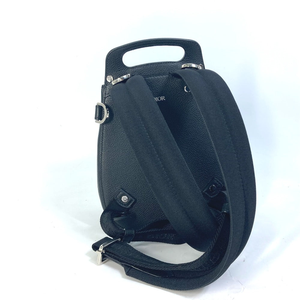 Dior Backpack Calfskin black Bag Gallop Gallop mens Used Authentic