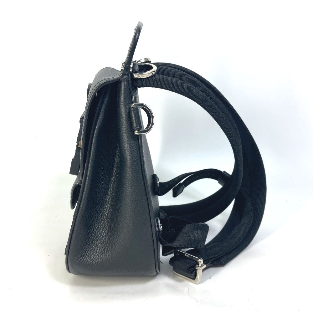 Dior Backpack Calfskin black Bag Gallop Gallop mens Used Authentic