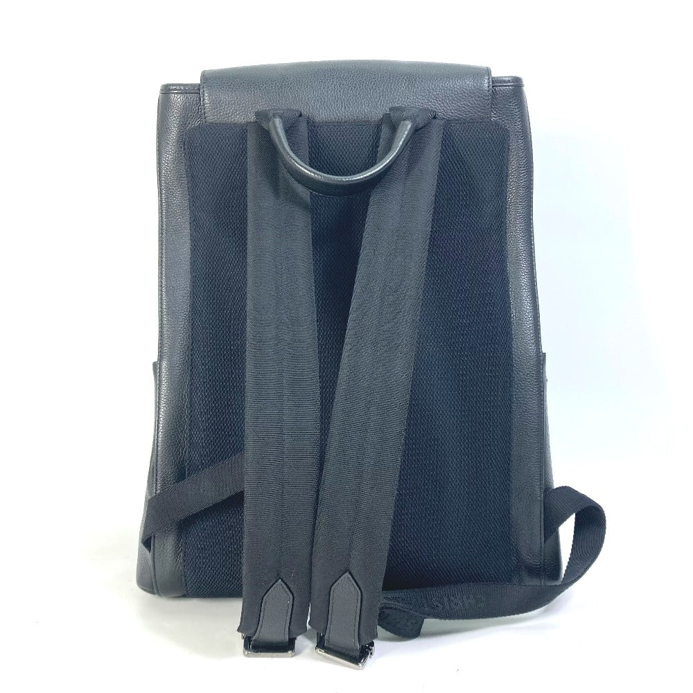 Dior Backpack 1ADBA143SSE leather black Saddle backpack mens Used Authentic