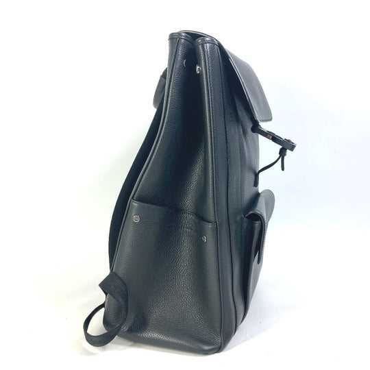 Dior Backpack 1ADBA143SSE leather black Saddle backpack mens Used Authentic